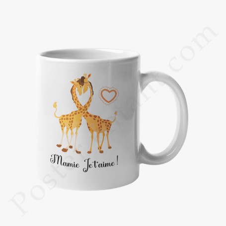 Mug : Mamie je t'aime !