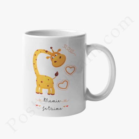 Mug : Mamie je t'aime !