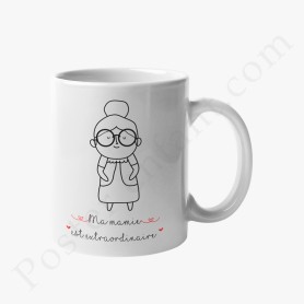 Mug : Ma mamie est extraordinaire ! Mug : Ma mamie est extraordinaire !