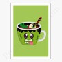 Affiche : Halloween Mug qui fait peur