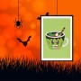 Affiche : Halloween Mug qui fait peur