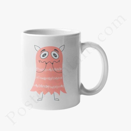 Mug : Petit monstre rose