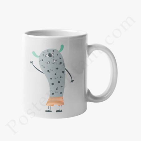 Mug : Petit monstre gris