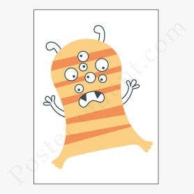 Affiche : Petit fantôme qui fait peur Affiche : Petit fantôme qui fait peur