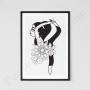Affiche Posture de yoga