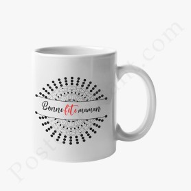 Mug : Bonne fête maman avec mandala Mug : Bonne fête maman avec mandala
