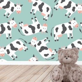 Papier peint : Vaches amusantes Papier peint : Vaches amusantes