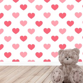 Papier peint : Jolis Coeurs