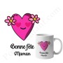 Mug : Bonne fête maman avec petit coeur