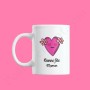 Mug : Bonne fête maman avec petit coeur