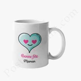 Mug : Bonne fête maman avec joli coeur Mug : Bonne fête maman avec joli coeur