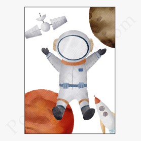 Affiche : Astronaute Affiche : Astronaute
