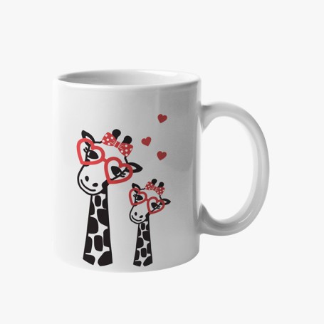 Mug : Amusantes petites girafes