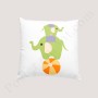 Coussin déco :  Amusants petits éléphants