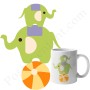 Mug : Amusants petits éléphants