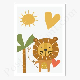 Affiche : Petit lion Affiche : Petit lion