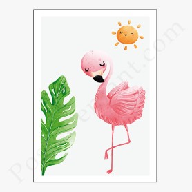 Affiche : Flamand rose Affiche : Flamand rose