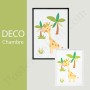 Affiche : Girafe