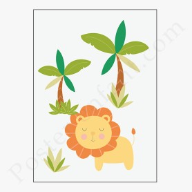 Affiche : Petit lion Affiche : Petit lion