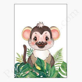 Affiche : Petite tête de singe Affiche : Petite tête de singe