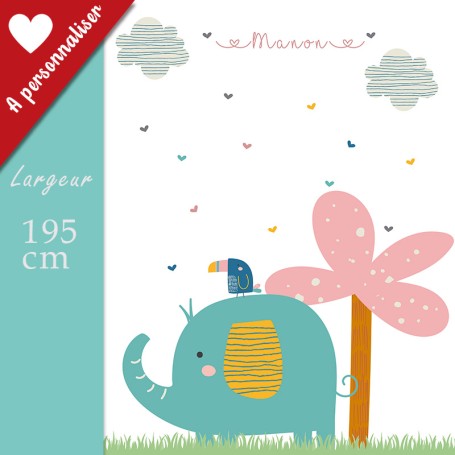 Papier peint à personnaliser: Eléphant