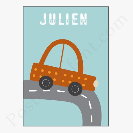 Affiche : Voiture à personnaliser