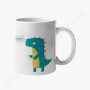 Mug : Dinosaure avec sa pancarte 'Chut ! '