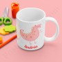 Mug : Dinosaure avec prénom à personnaliser