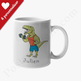 Mug : Dinosaure amusant à personnaliser Mug : Dinosaure amusant à personnaliser