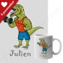 Mug : Dinosaure amusant à personnaliser