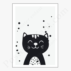 Affiche : Petite tête de chat Affiche : Petite tête de chat