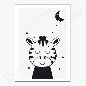 Affiche : Petit zèbre Affiche : Petit zèbre