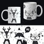 Mug : Animaux - Noir et blanc