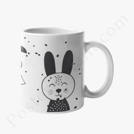 Mug : Animaux - Noir et blanc Mug : Animaux - Noir et blanc