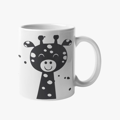 Mug : Animaux - Noir et blanc