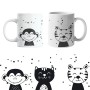 Mug : Animaux - Noir et blanc