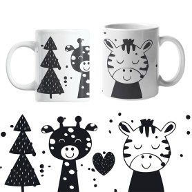 Mug : Animaux - Noir et blanc Mug : Animaux - Noir et blanc
