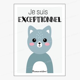 Affiche : Petit chat à personnaliser Affiche : Petit chat à personnaliser