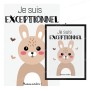 Affiche : Petit lapin à personnaliser