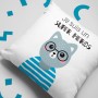 Coussin :  Petit chat avec lunette