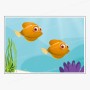 Affiche : Poissons tropicaux cartoon