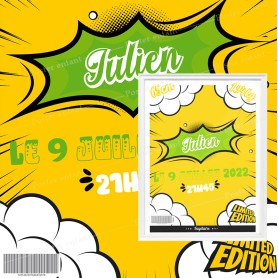 Affiche de naissance  : Bande dessinée à personnaliser Affiche de naissance  : Bande dessinée