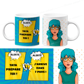 Mug bande dessinée à personnaliser Mug bande dessinée à personnaliser