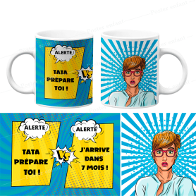 Mug bande dessinée à personnaliser Mug bande dessinée à personnaliser