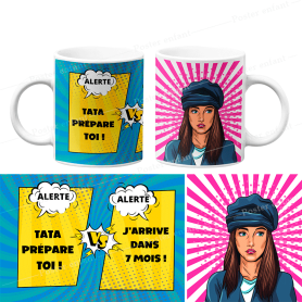 Mug bande dessinée à personnaliser Mug bande dessinée à personnaliser