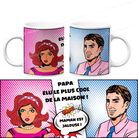 Mug Bd: Mug bande dessinée à personnaliser Mug Bd: Mug bande dessinée à personnaliser