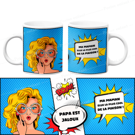Mug Bd: Mug bande dessinée à personnaliser Mug Bd: Mug bande dessinée à personnaliser