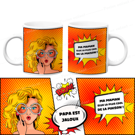 Mug Bd: Mug bande dessinée à personnaliser Mug Bd: Mug bande dessinée à personnaliser