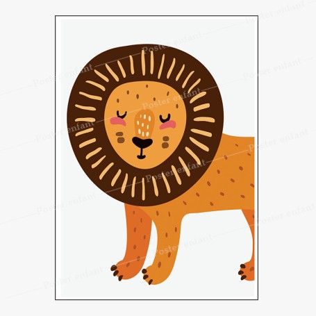 Affiche : Lion