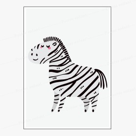 Affiche : Zèbre Affiche : Zèbre